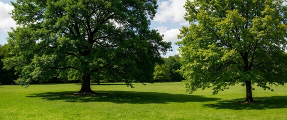 Fototapeta premium trees in the park