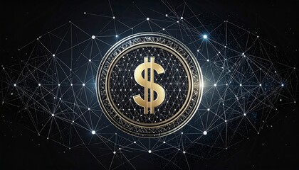 Golden coin in a network