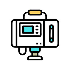 Abstract visual of simple shapes creates a simple network