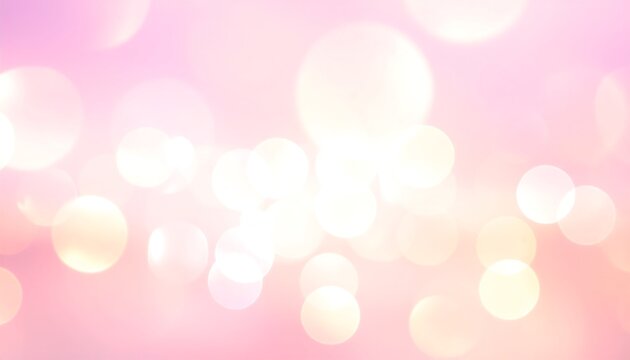 Soft, pastel-toned bokeh background