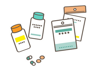サプリメントのイラスト