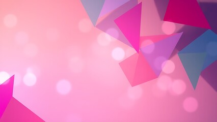 Abstract geometric shapes in vibrant gradient colors, symbolizing modern technology and innovation.