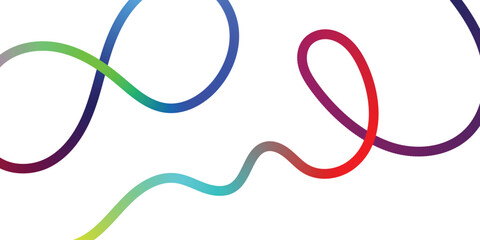 Vibrant Abstract Lines Intertwining on a Black Background. A dynamic image featuring interwoven, colorful lines in various shades of the rainbow against a solid black backdrop.