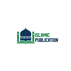 Islamic Publication Logo Mosque and Book Symbol