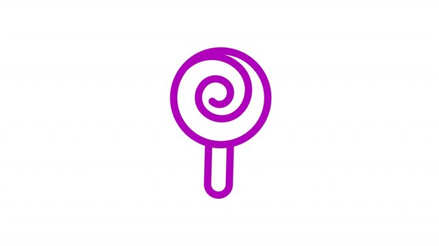 lollipop animation icon, can be used for various purposes such as UI, websites, mobile apps, presentations, and others.