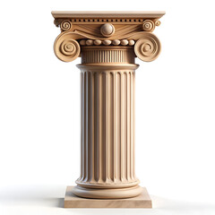 classical column a 3d render of an elegant archive