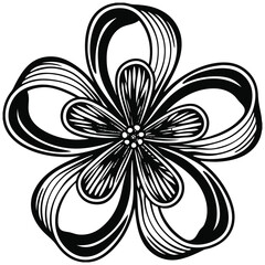 Detailed Blossom Circle Vector Design