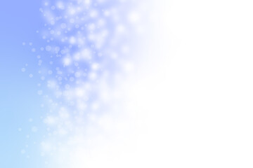 青色の幻想的なキラキラと輝く光の背景イラスト