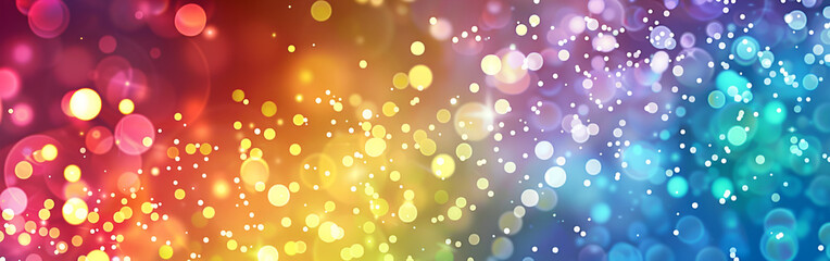 Purple glowing bokeh lights twinkling magically across dreamy abstract background