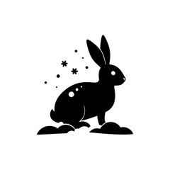 Obraz premium vector illustration of a rabbit