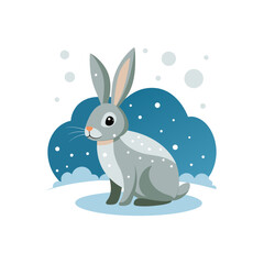 Obraz premium rabbit with heart