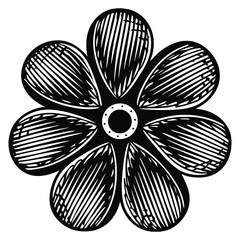 Geometric Fantasy Flowers for Modern Art