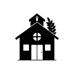 Farmhouse clipart Vector
