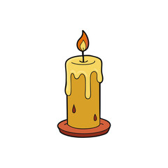 vector candle icon