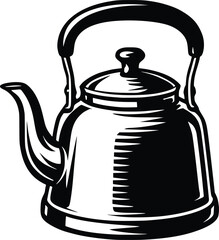 Obraz premium hand drawn teapot vector illustration