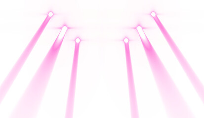 Lens flare vibrant stage spotlight or red laser beams. Glowing light rays background. perfect for wedding card, VFX design, theatre stage poster, party, music event.