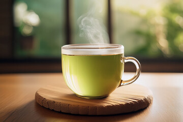 Obraz premium A tranquil drink image promoting emotional intelligence and healthy habits for children 