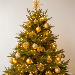 christmas tree and decorations