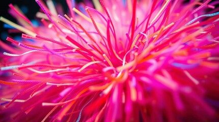 close up of pink dahlia flower