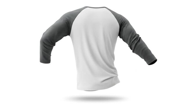 Blank baseball tee mockup