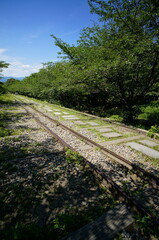 京都、蹴上インクラインの風景