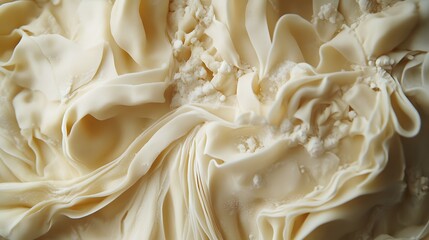 close up of cream cheese