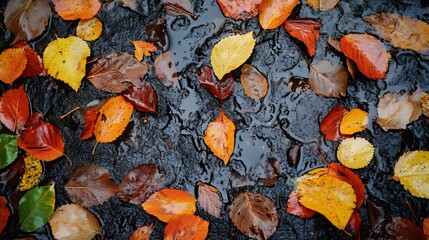 autumn leaves background