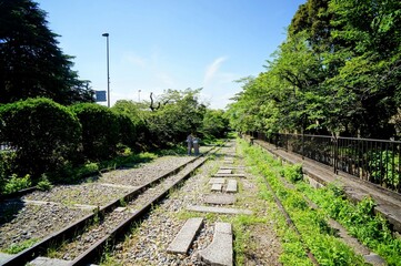 京都、蹴上インクラインの風景