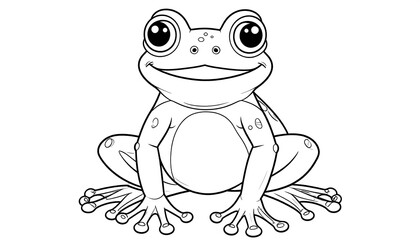 Cute cartoon frog (1)