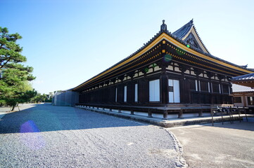 京都、三十三間堂の風景