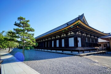 京都、三十三間堂の風景
