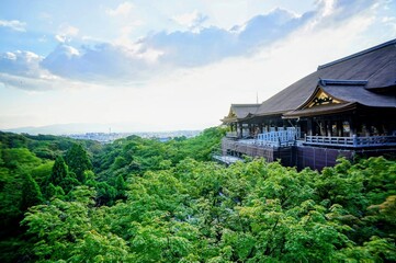 京都、清水寺の風景