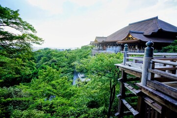 京都、清水寺の風景