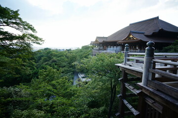 京都、清水寺の風景