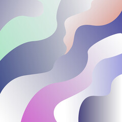 Abstract colorful fluid gradient waves with pastel tones, ideal for creative design, digital art, wallpaper, and modern backgrounds.
