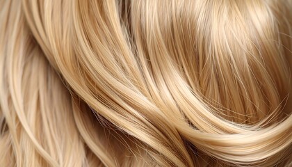 Fototapeta premium Healthy, flowing blonde hair