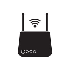 Wifi Router icon logo vector