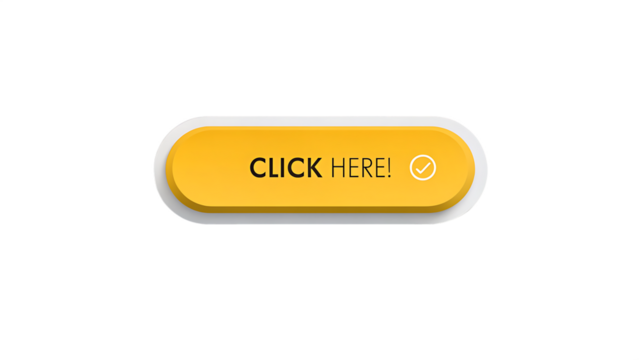 Click here button with a checkmark, encouraging user interaction and indicating confirmation isolated on transparent background