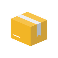 package box icon vector design illustration template in trendy style