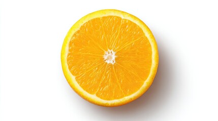 Close-up of a sliced orange