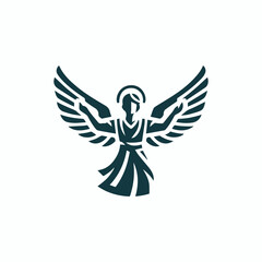 Obraz premium Victorious Angel Logo