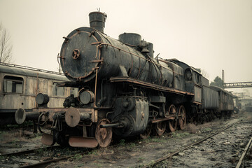 The old steam locomotive