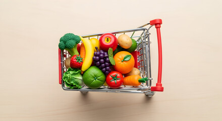 Fototapeta premium Toys cart