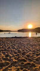 Sunset at Jezioro Gim Lake Gim Gimmensee © markusbingel