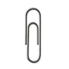 PNG  Paperclip: Close-up Macro Shot of Metal Stationery TRANSPARENT BACKGROUND