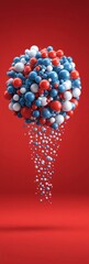 business marketing concept with conceptual, blue, marketing