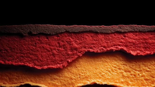 Close-up of German Flag Colors Texture Background