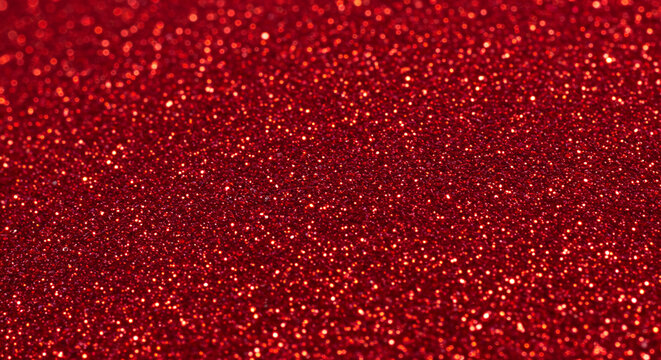 Sparkling red fabric texture with a holiday snowflake and glitter design for a Christmas winter background. red fabric texture background.