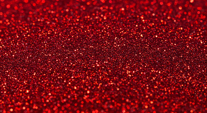 Sparkling red fabric texture with a holiday snowflake and glitter design for a Christmas winter background. red fabric texture background. - Powered by Adobe