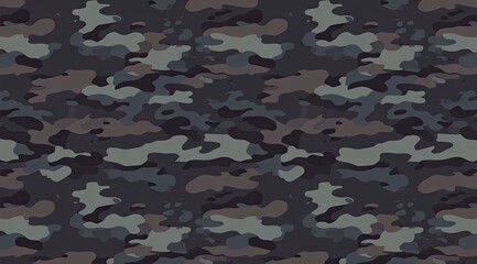 Dark gray and brown camouflage pattern